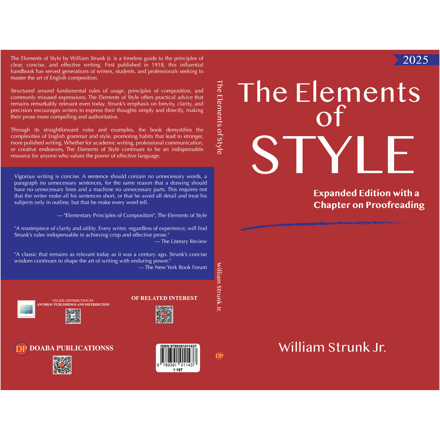 The Elements of Style (Expanded Edition with a Chapter on Proofreading)
