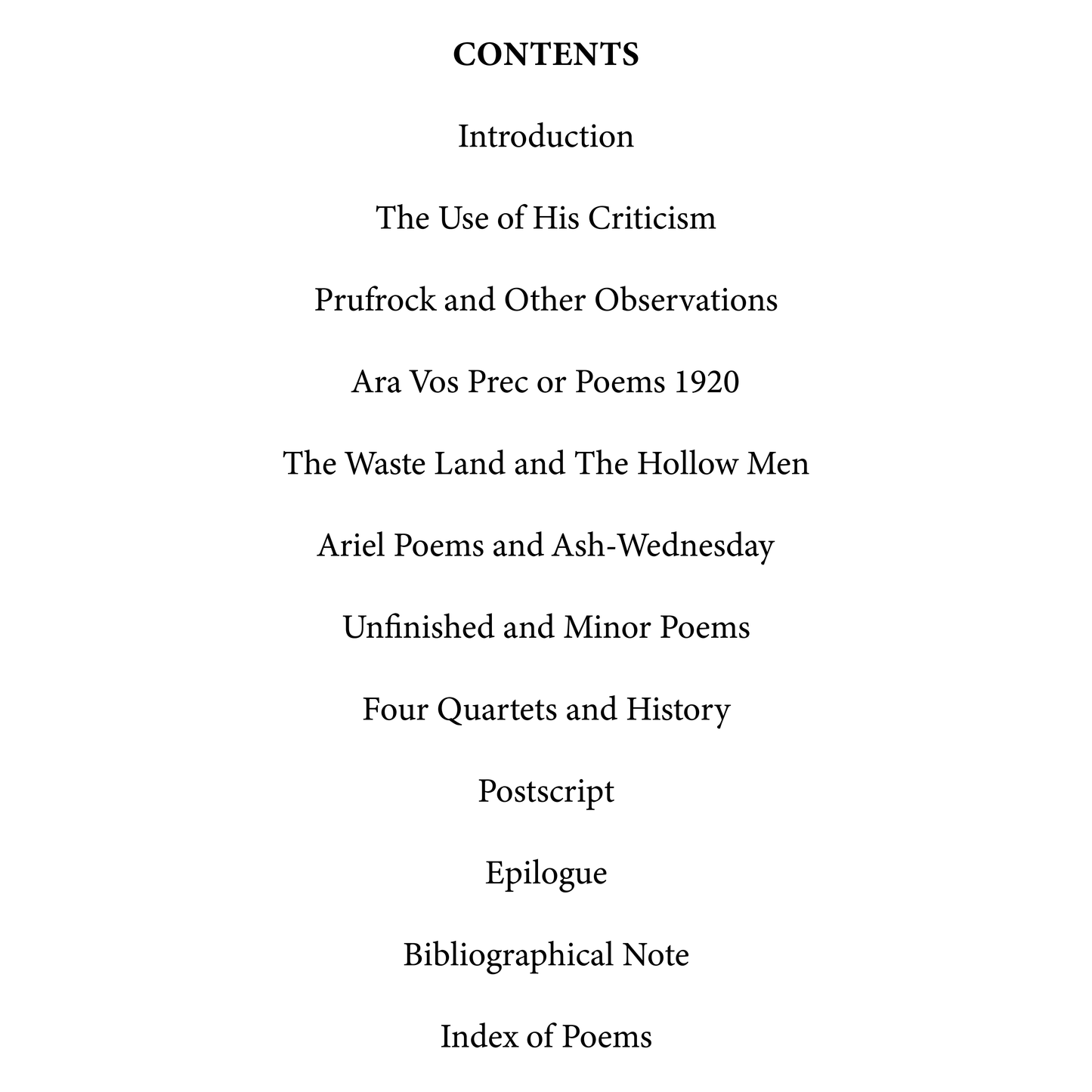 A Readers Guide to T.S. Eliot