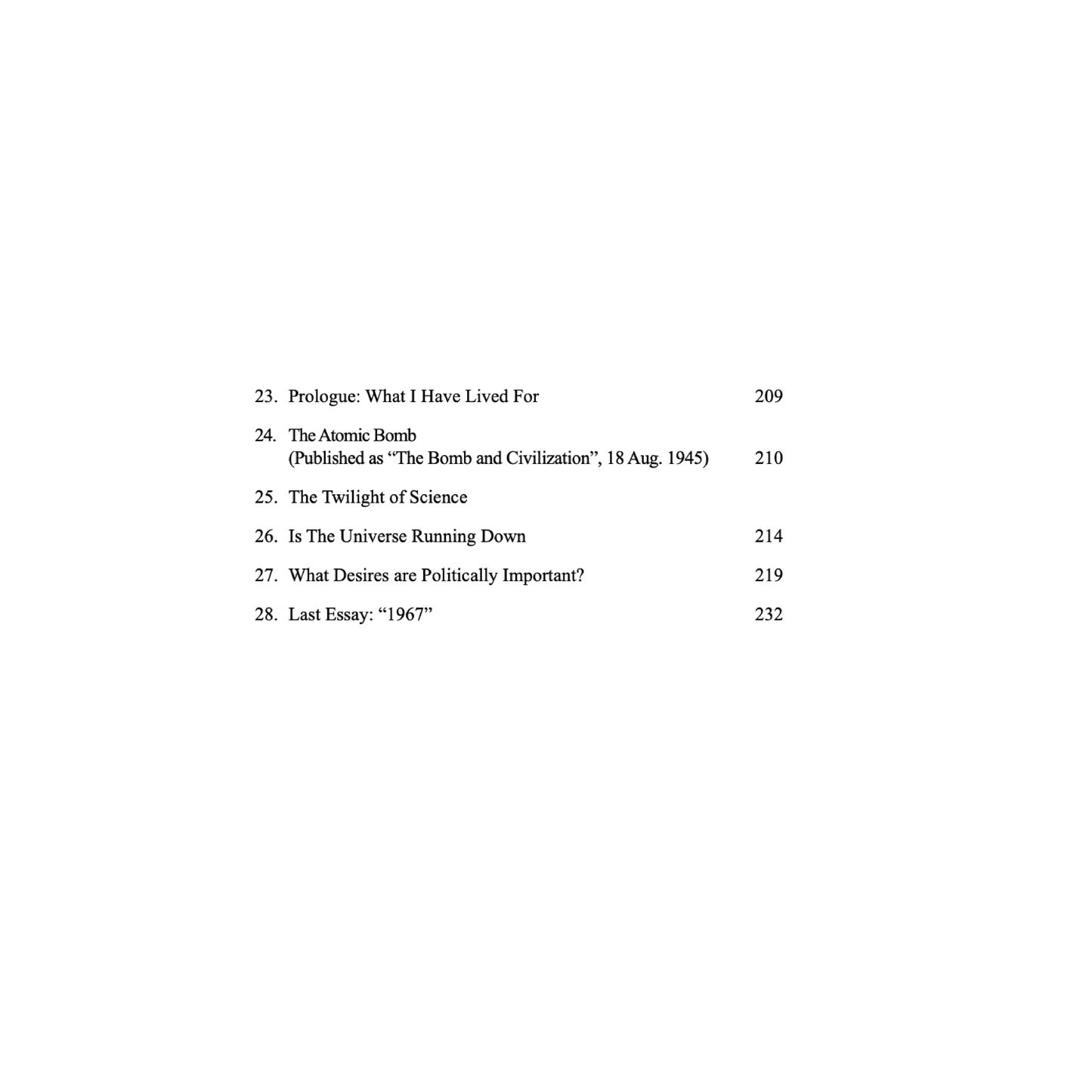 Selected Essays by Bertrand Russell