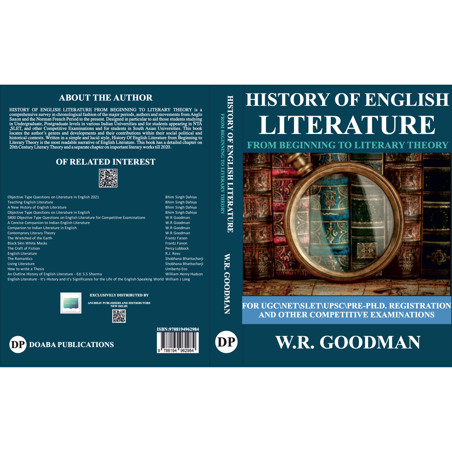 History of English Literature from Beginning to Literary Theory (For UGC, NET, SLET, UPSC, Pre-Ph.D. Registration and Other Competitive Exams)