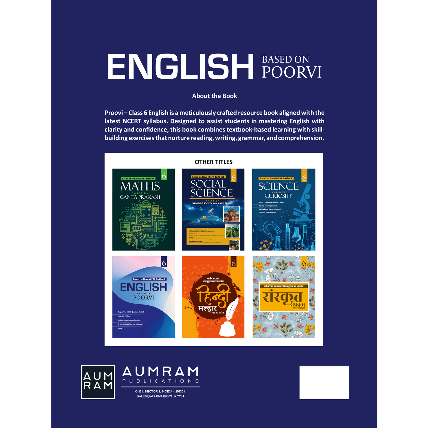 English Based on Poorvi – Class 6
