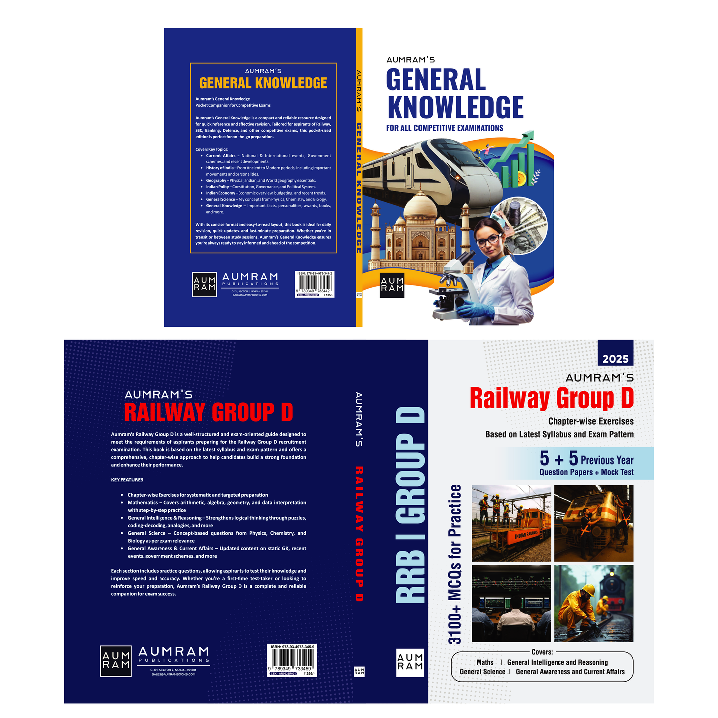 Aumram’s Railway RRB Group D + General Knowledge Super Combo (2025 Edition)