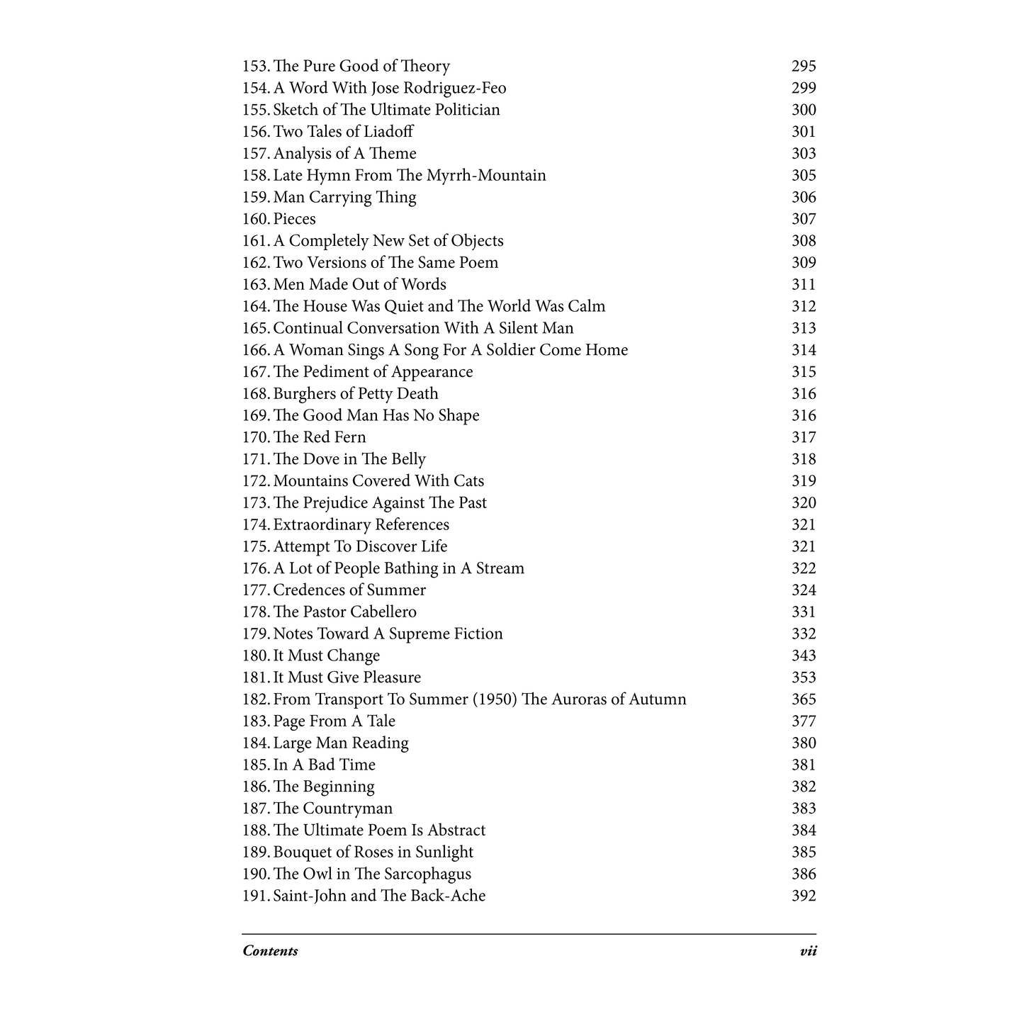 Selected Poems by Wallace Stevens