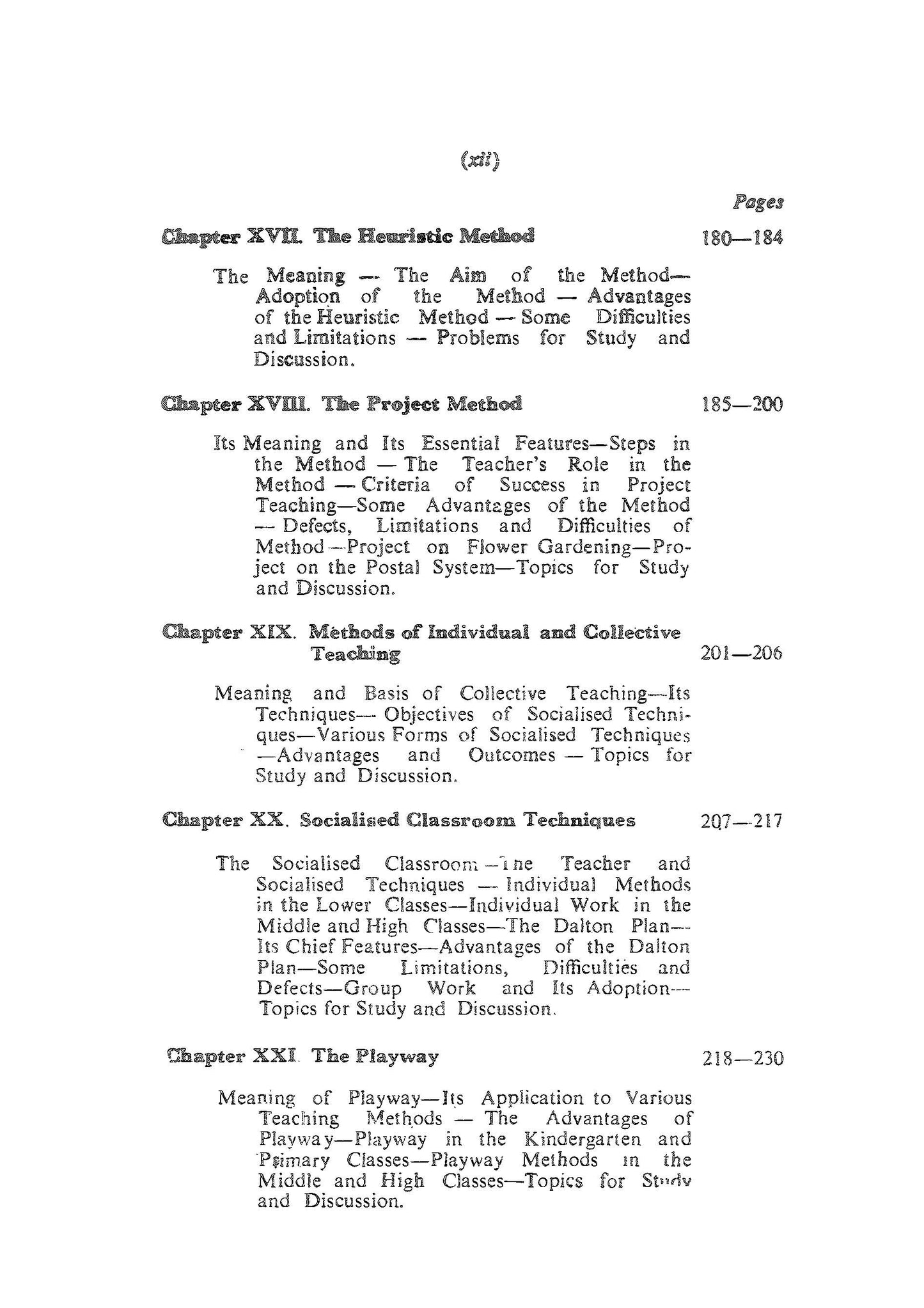 The Principles and Methods of Teaching