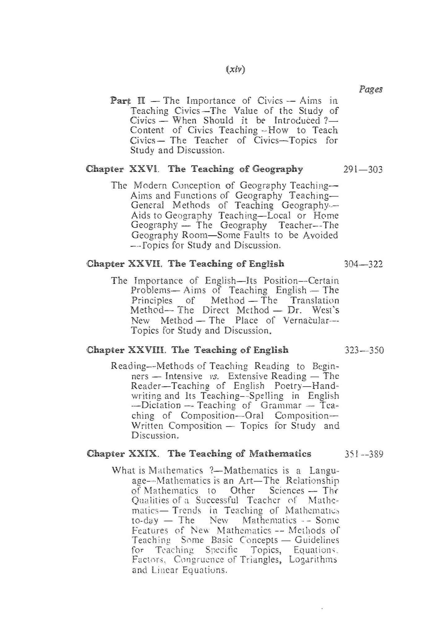 The Principles and Methods of Teaching