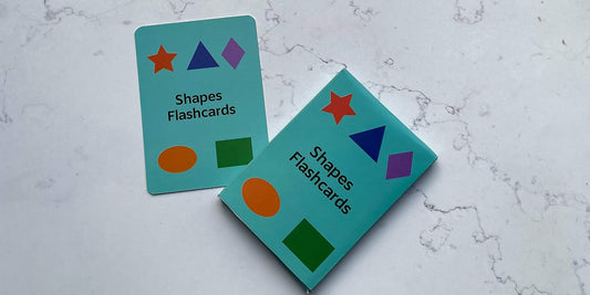 Shapes flashcards for early learning activities