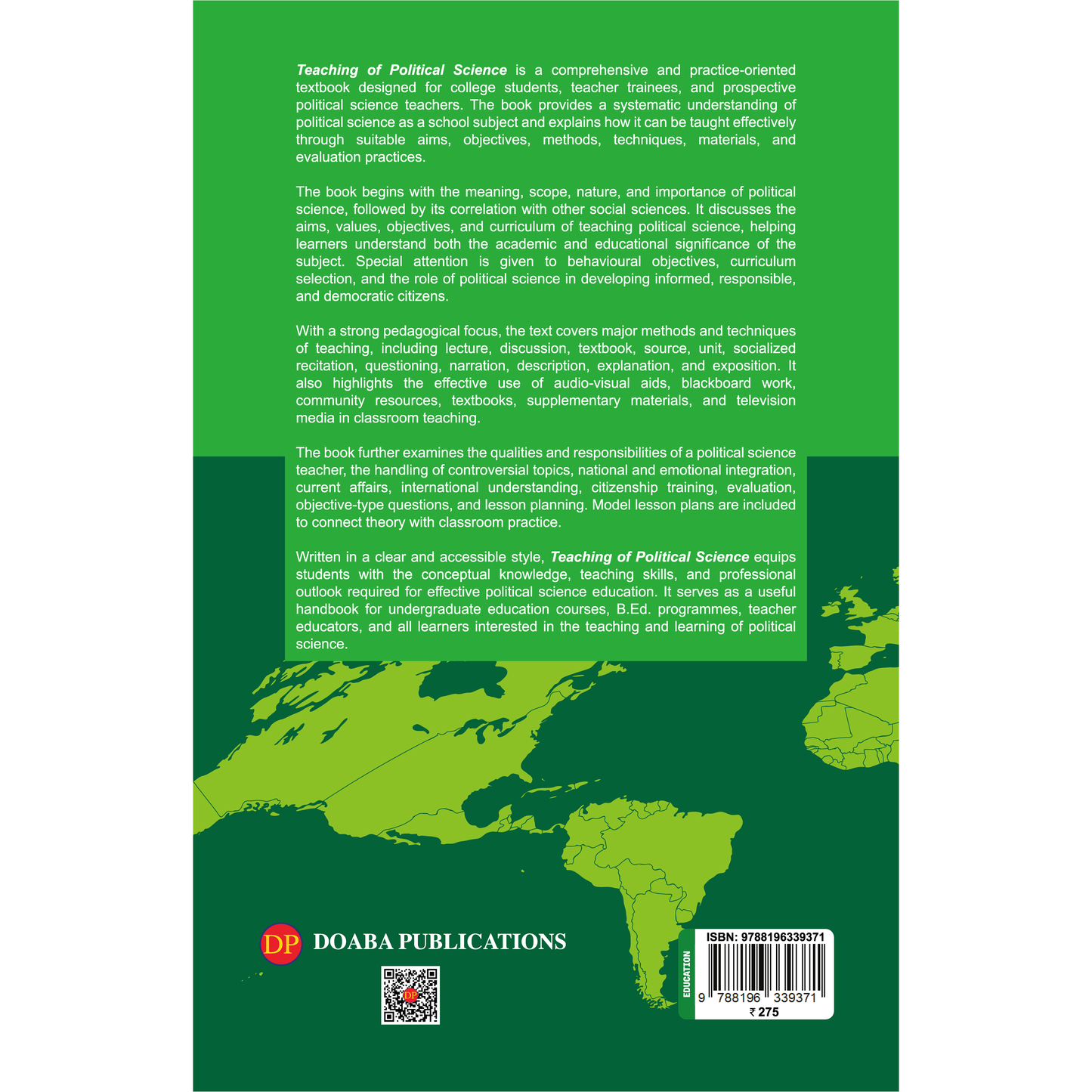 Teaching of Political Science