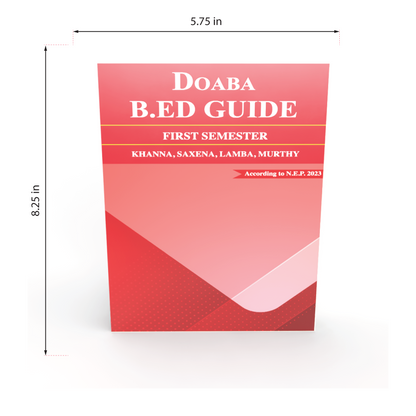 Doaba B.Ed Guide (First Semester)
