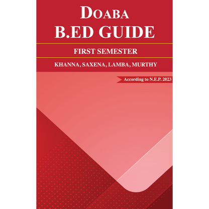 Doaba B.Ed Guide (First Semester)