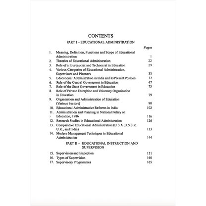 Educational Administration, Planning, Supervision and Financing