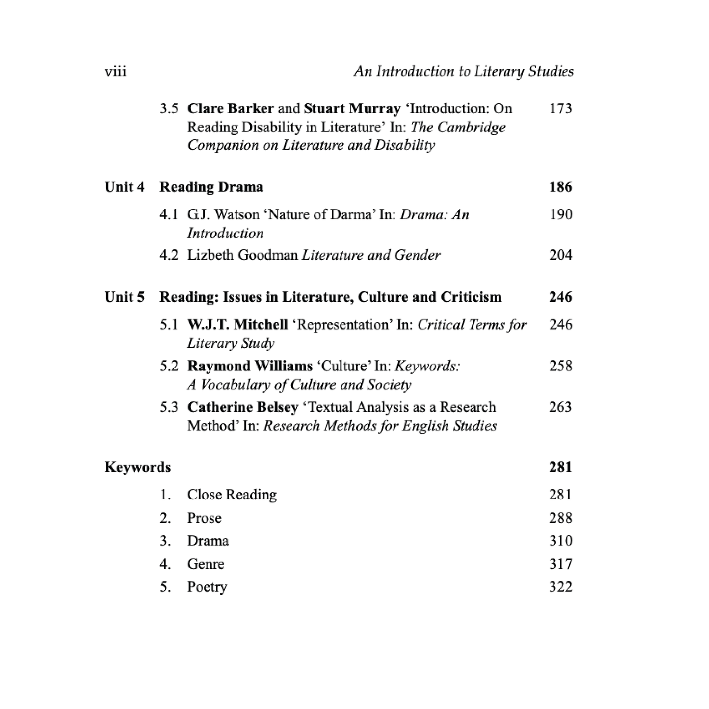 An Introduction to Literary Studies