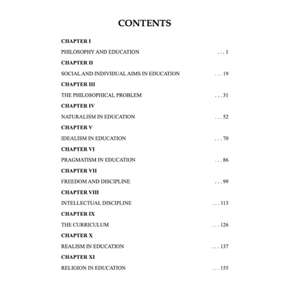Groundwork of Educational Philosophy