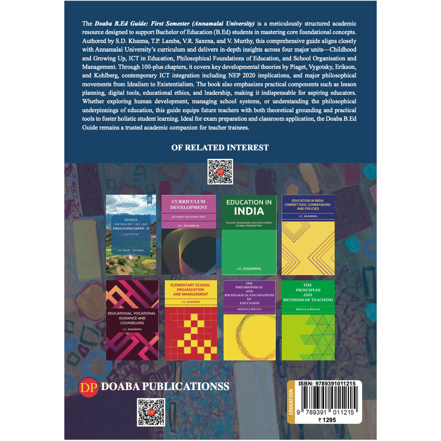 Doaba B.Ed Guide – 1st Semester (Annamalai University)