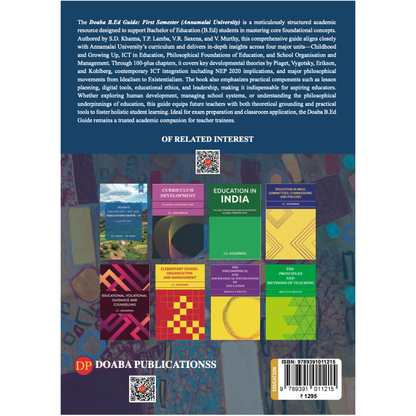 Doaba B.Ed Guide – 1st Semester (Annamalai University)