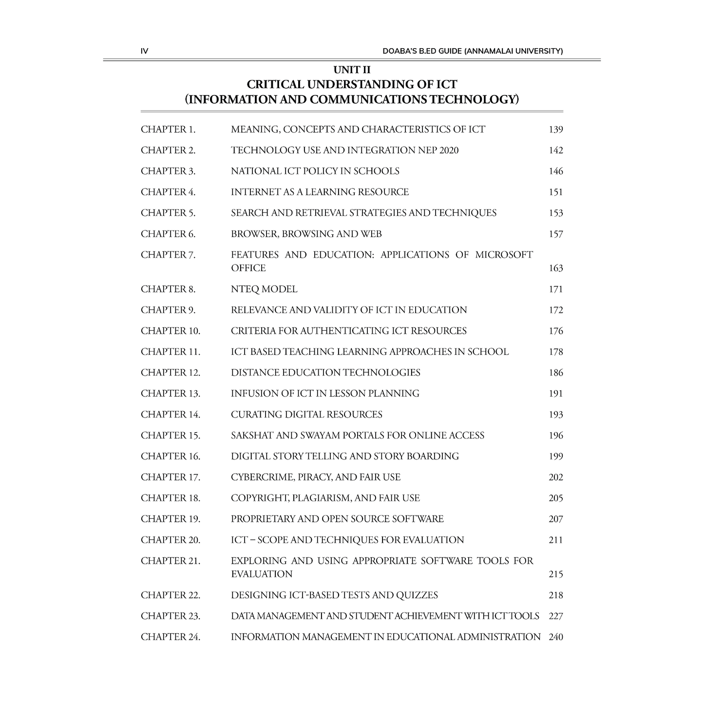 Doaba B.Ed Guide – 1st Semester (Annamalai University)