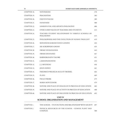 Doaba B.Ed Guide – 1st Semester (Annamalai University)