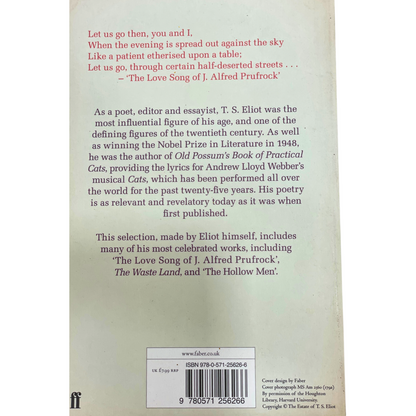 Let Us Go Then, You and I - Selected Poems
