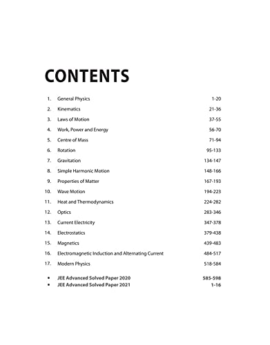 43 Years Chapterwise Topicwise Solved Papers (2021-1979) IIT JEE Physics