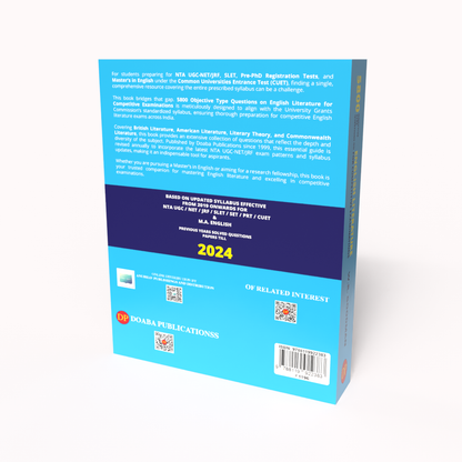 5800 Objective Type Questions on English Literature for Competitive Examinations (24th Edition, 2025)