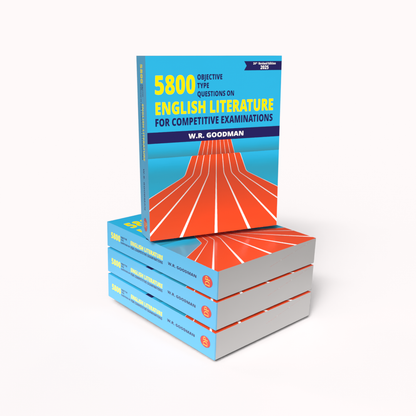 5800 Objective Type Questions on English Literature for Competitive Examinations (24th Edition, 2025)