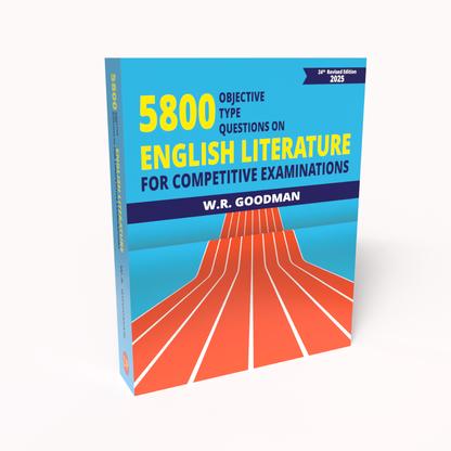 5800 Objective Type Questions on English Literature for Competitive Examinations (24th Edition, 2025)