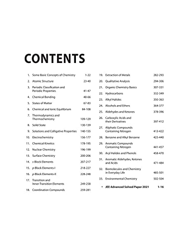 43 Years Chapterwise Topicwise Solved Papers (2021-1979) IIT JEE Chemistry