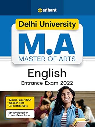 CUET Delhi University M.A English Entrance Exam 2022