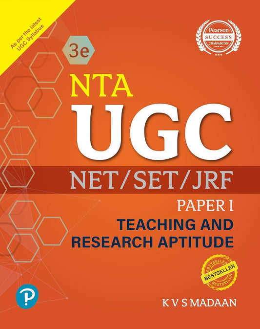 Discounted - Pearson - UGC NET/SET Paper 1 (3rd Edition)