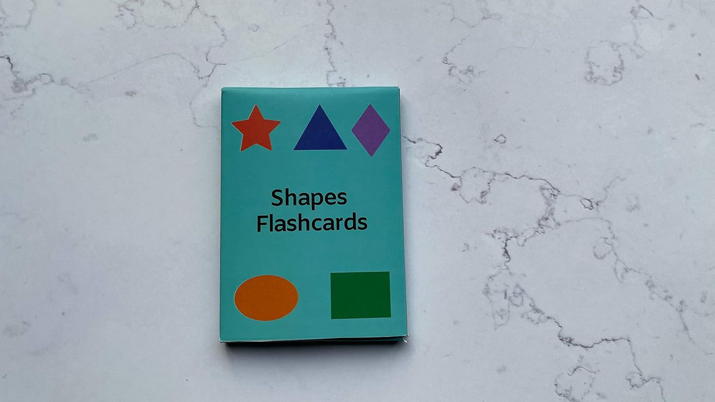 Shapes Flashcards - Early Learning Educational Flashcards for Kids (Pack of 8)