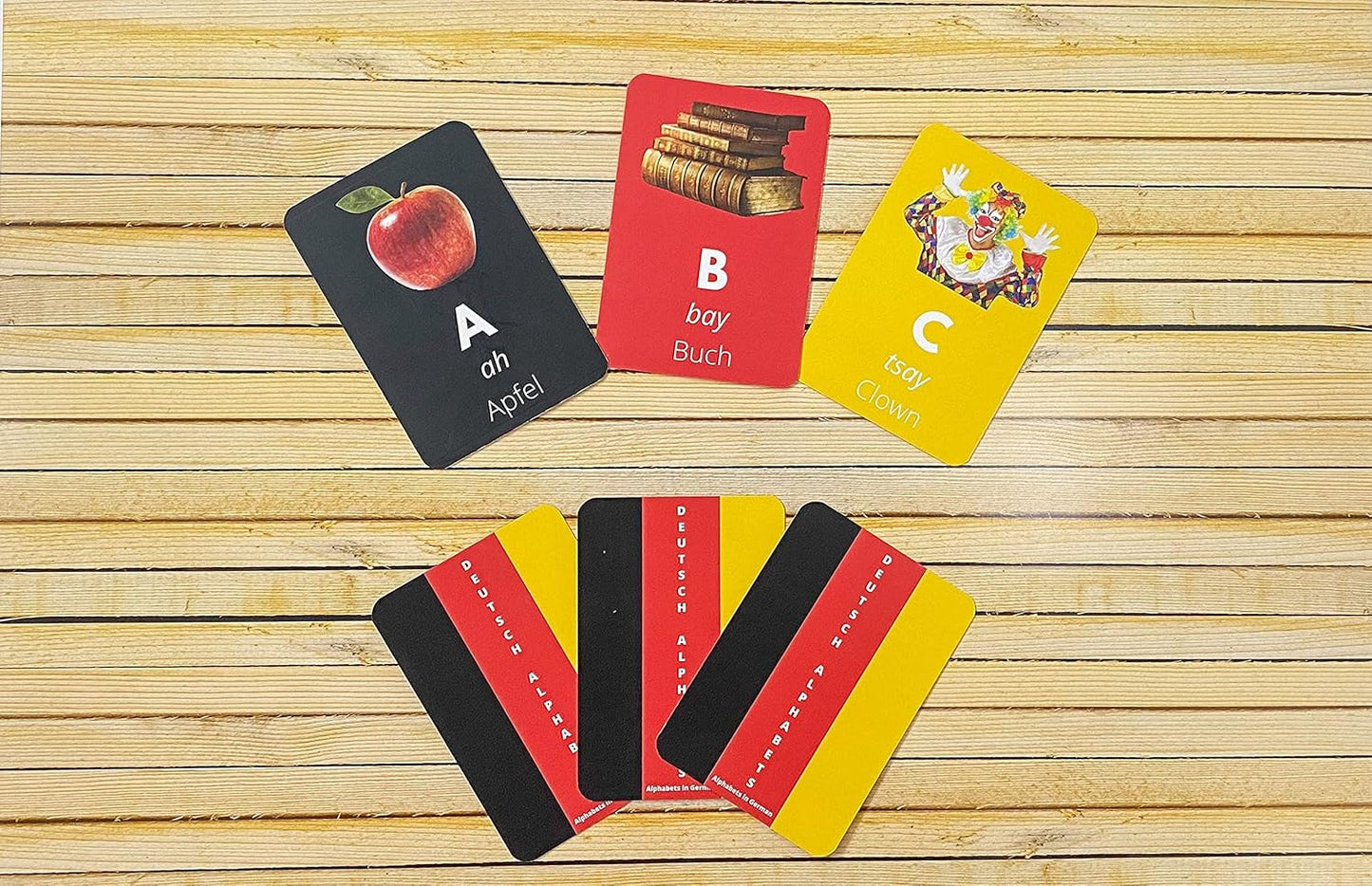 Deutsch Alphabet – German Alphabet Flashcards (Pack of 30)