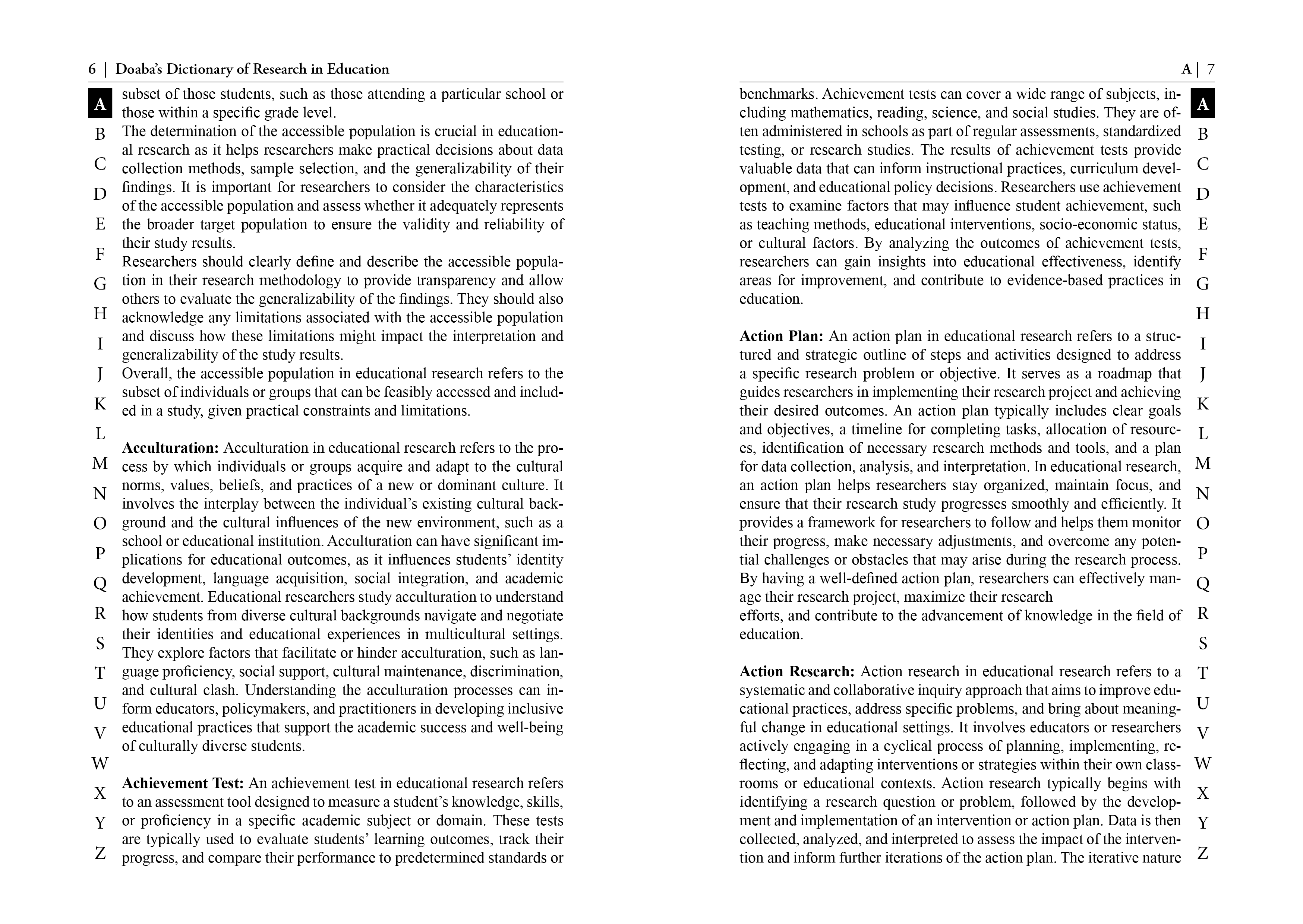 Doaba's Dictionary of Research in Education – Doaba Publications