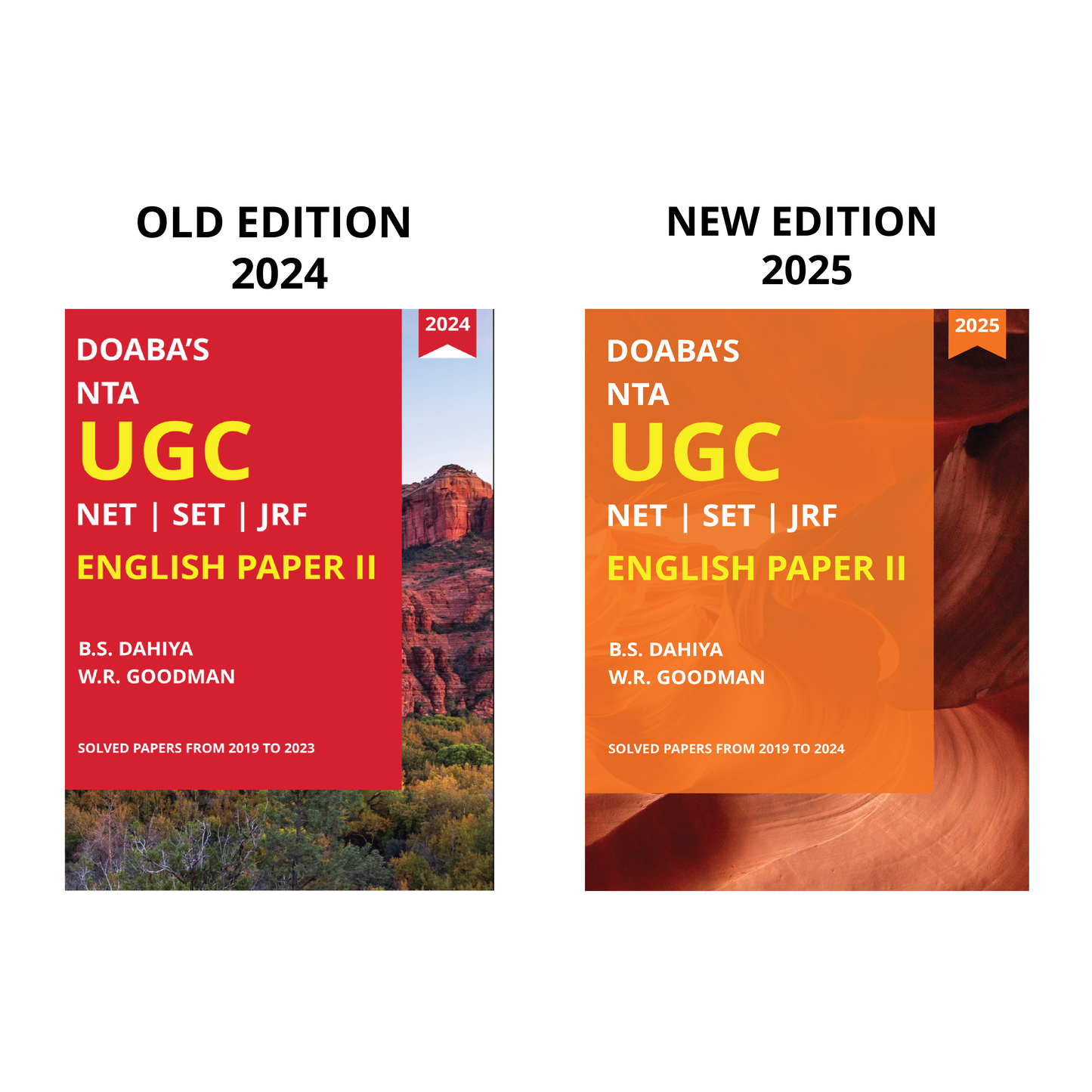 Doaba’s NTA UGC NET | SET | JRF English Paper II – Solved Papers from 2019 to 2024 (2025 Edition)