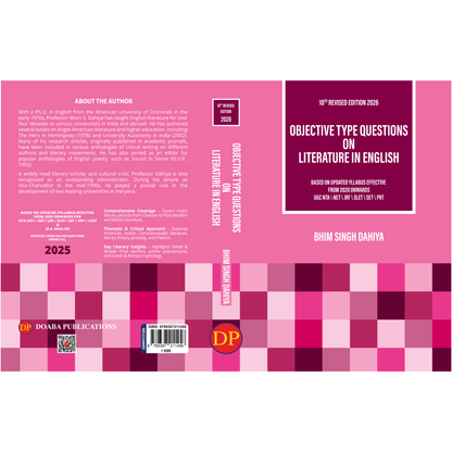 Objective Type Questions on Literature in English (10th Revised & Updated Edition, 2026)