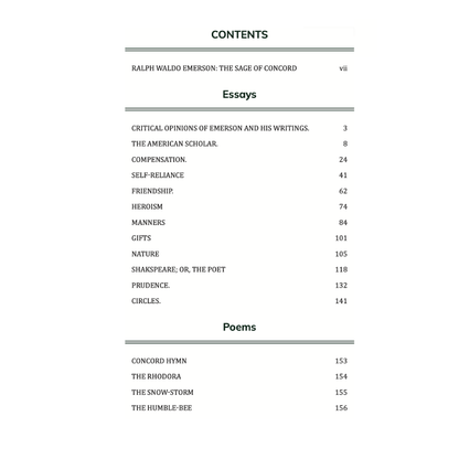 Essays and Selected Poems by Ralph Waldo Emerson