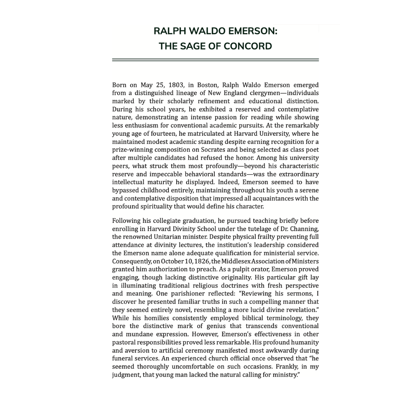 Essays and Selected Poems by Ralph Waldo Emerson