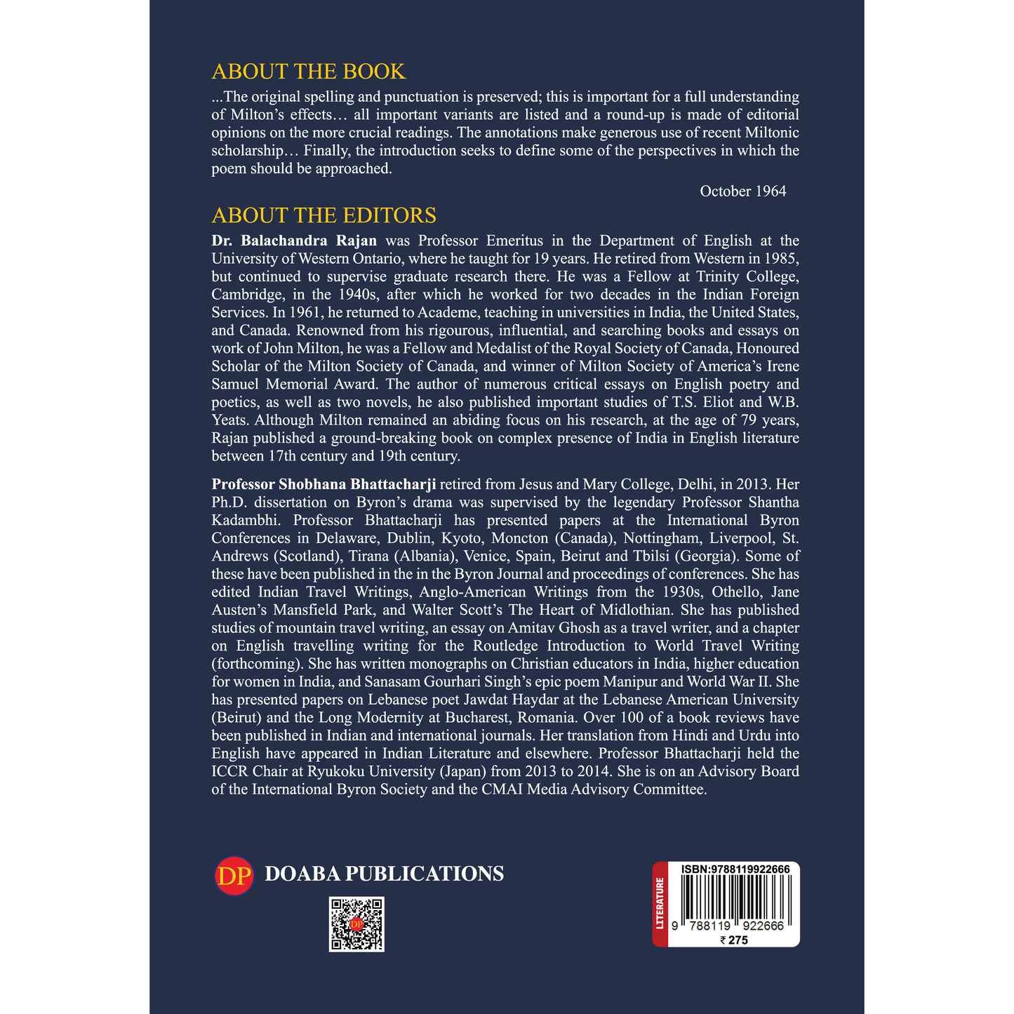 John Milton’s Paradise Lost: Book I and II