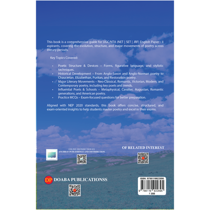 Doaba’s NTA UGC NET | SET | JRF English Paper II - Poetry