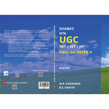 Doaba’s NTA UGC NET | SET | JRF English Paper II - Poetry