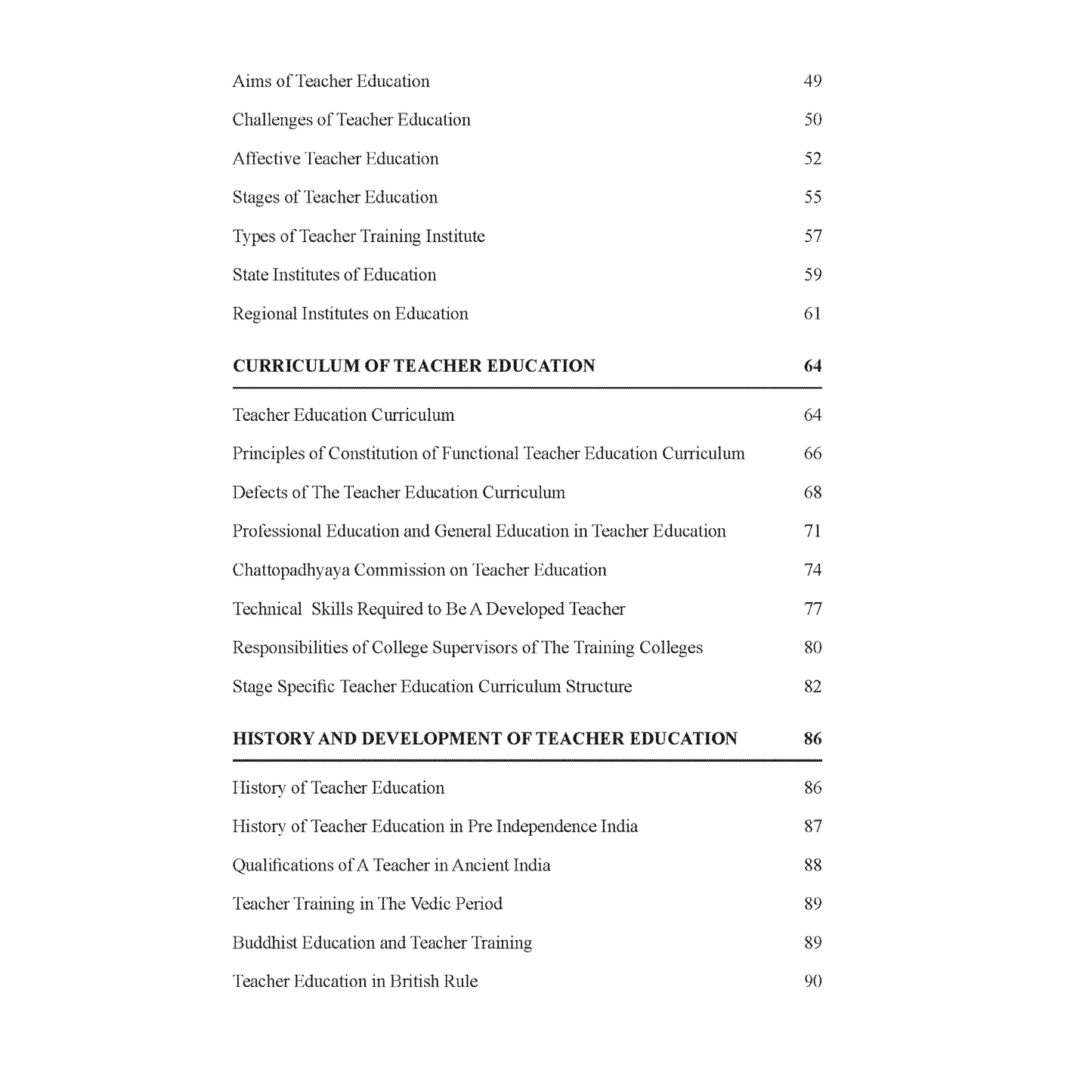 Teacher Education