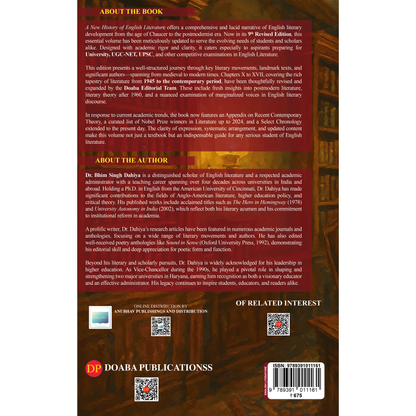 A New History of English Literature (9th Revised Edition)