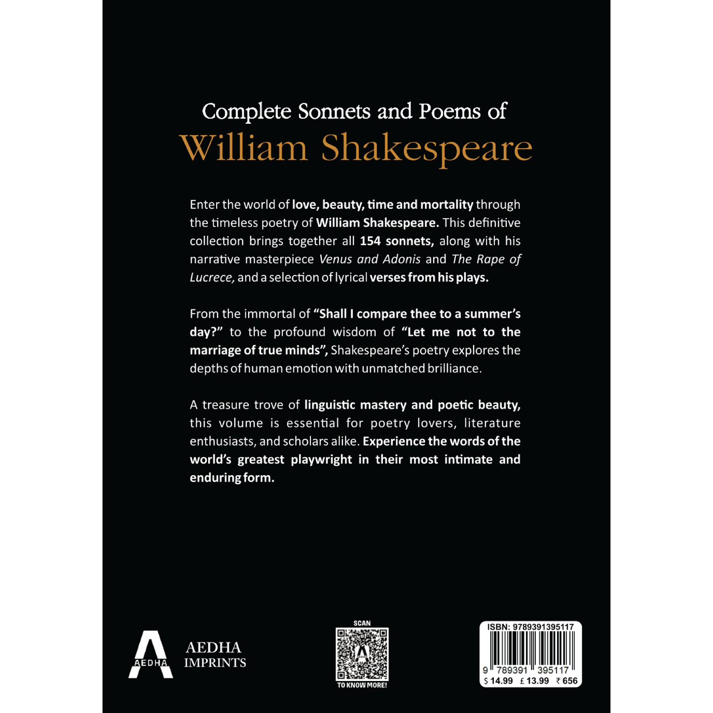 Complete Sonnets and Poems of William Shakespeare