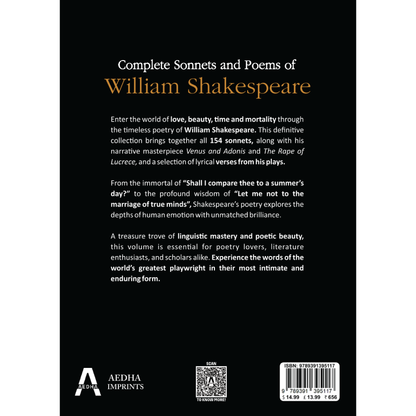 Complete Sonnets and Poems of William Shakespeare
