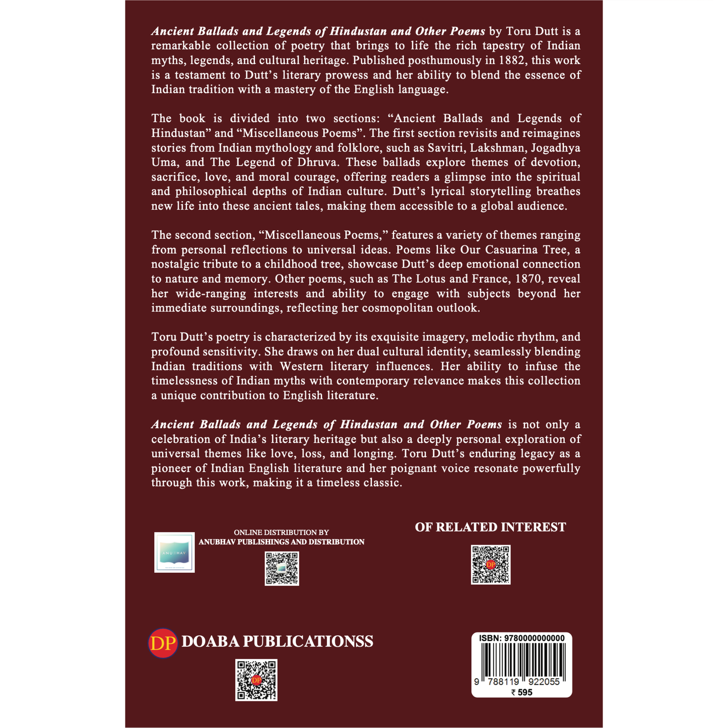 Ancient Ballads and Legends of Hindustan and Other Poems