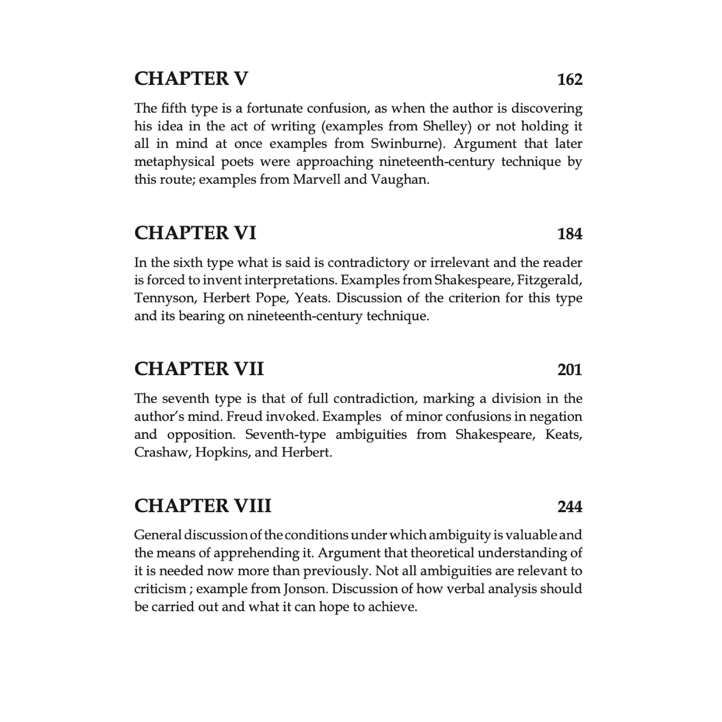 Seven Types of Ambiguity