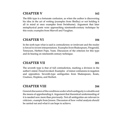 Seven Types of Ambiguity
