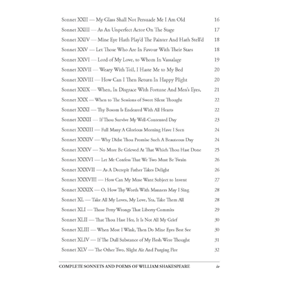 Complete Sonnets and Poems of William Shakespeare