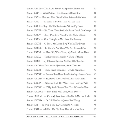 Complete Sonnets and Poems of William Shakespeare