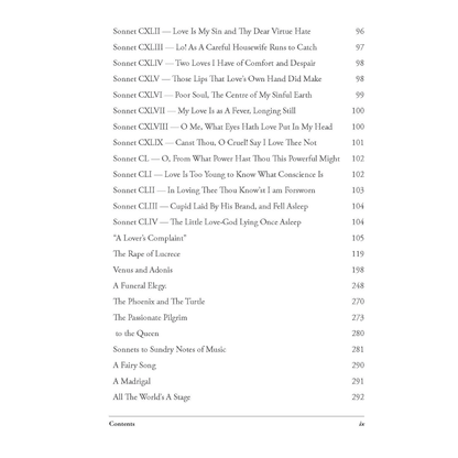 Complete Sonnets and Poems of William Shakespeare