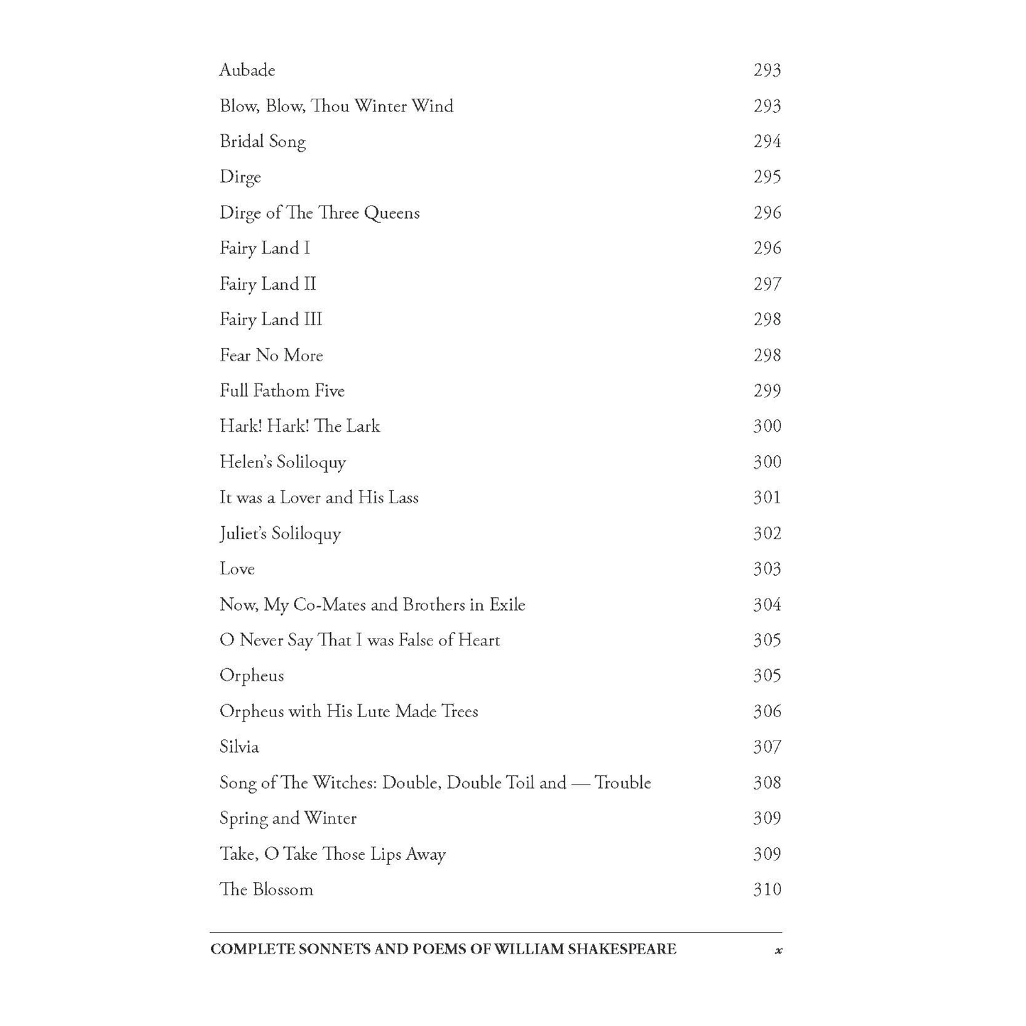 Complete Sonnets and Poems of William Shakespeare