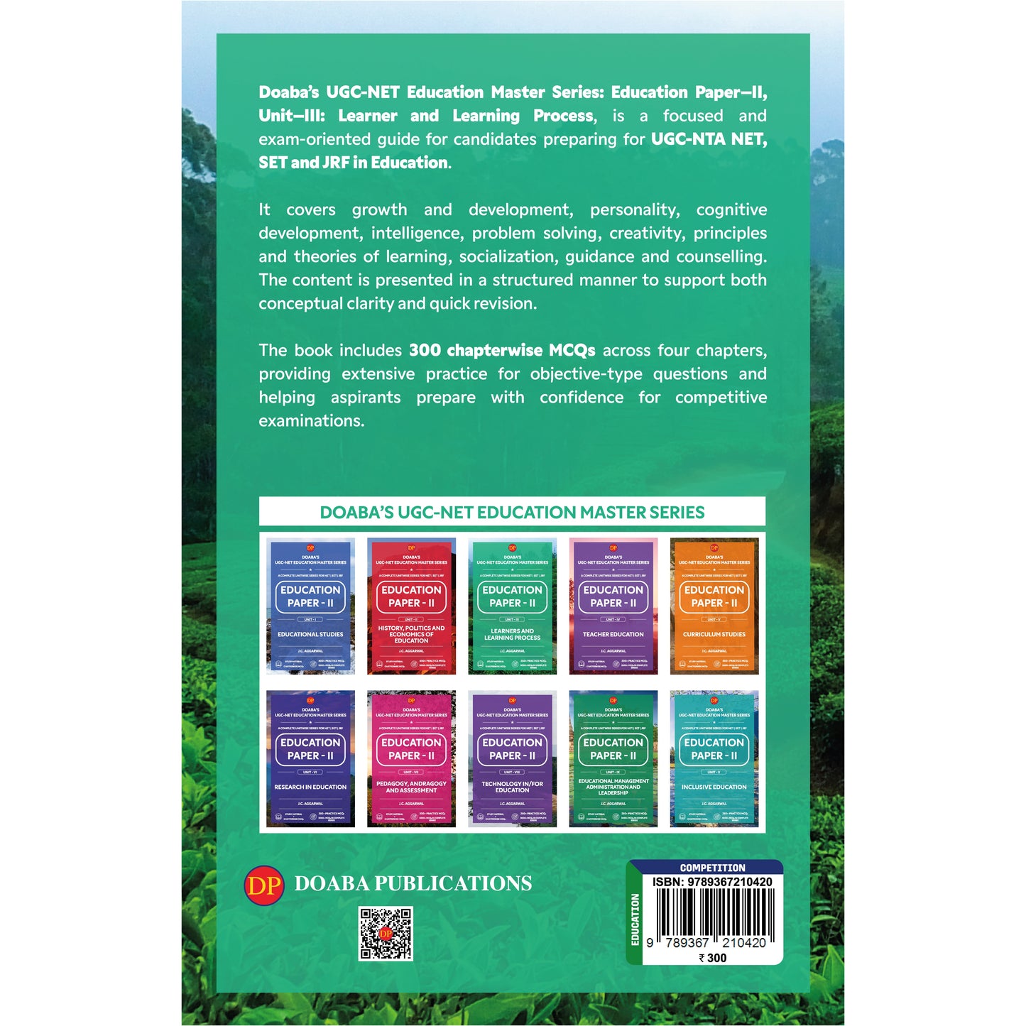 Doaba’s UGC/NTA (NET | SET | JRF) Education Paper - II: Unit - III | Learners and Learning Process